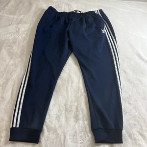 Adidas Mens Tracksuit Bottoms Size 3XL Blue Joggers - Picture 1 of 12