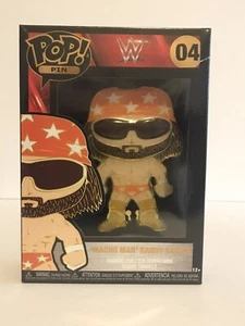 Funko Pop! Pin Macho Man Randy Savage WWF WCW #4 SELLADO - Imagen 1 de 7