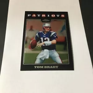 2008 Topps Chrome #TC3 Tom Brady New England Patriots - Imagen 1 de 3