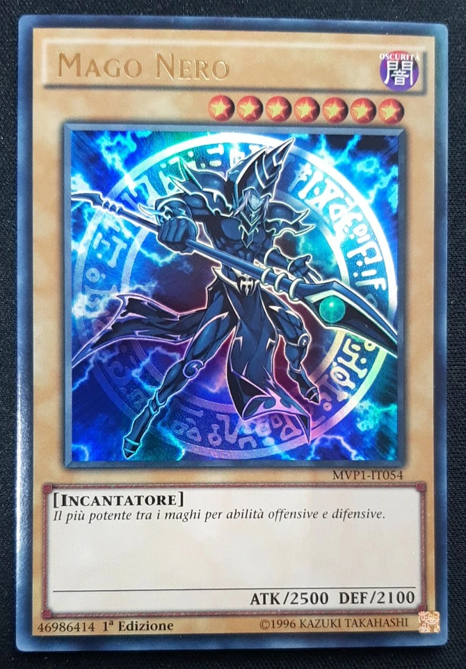 MAGO NERO Ultra Rara in Italiano MVP1-IT054 Dark Magician YUGIOH - Immagine 1 di 1
