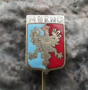 Antique Mseno Czechoslovakia Coat of Arms Heraldic Crest Eagle Pin Badge - Picture 1 of 3