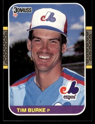 1987 Donruss #222 Tim Burke - Image 1 of 3