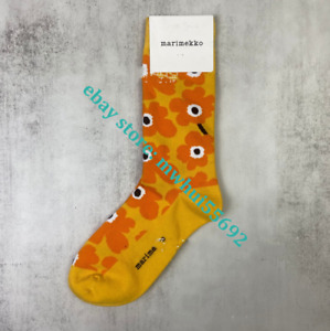 2022 Marimekko socks colored poppy flower socks color 7 size 35-40