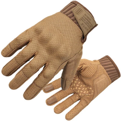 Guantes tácticos de tiro pantalla táctil dedo completo militares airsoft guantes de combate Foto 1 de 4