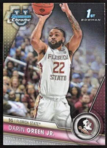 2023-24 Bowman University Chrome #24 Darin Green Jr. Florida State Seminoles - Picture 1 of 2