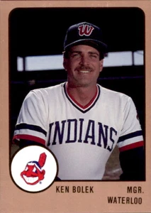 1988 Waterloo Indians ProCards #687 Ken Bolek Manager Chardon Ohio Baseball Card - Picture 1 of 1