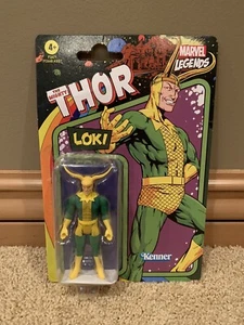 2021 Marvel Legends The Mighty Thor LOKI Kenner Retro 3.75 Action Figure *NEW* - Picture 1 of 2