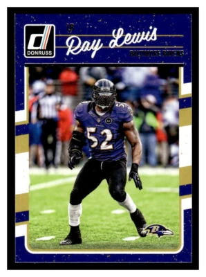2016 Donruss  #28 Ray Lewis - Baltimore Ravens - Image 1 of 2