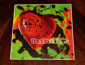THE BREEDERS BAND SIGNIERT X4 LAST SPLASH 12X12 ALBUM COVERFOTO KIM DEAL!!! - Bild 1 von 1