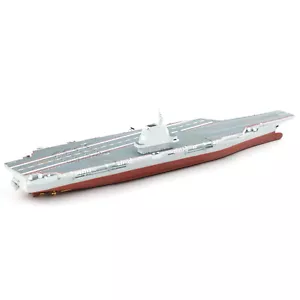1/1500 Chinese Military Navy Fujian Ship White Diecast Model Aircraft Carrier - Picture 1 of 8
