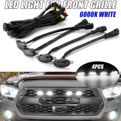 4x Luces de circulación LED blancas para Ford F150 2010-2018 estilo Raptor Foto 1 de 4