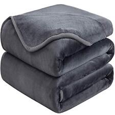 HOZY Soft Blanket Twin/Twin XL Fleece Warm Fuzzy Throw Extra Long Blankets fo...