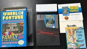 Wheel of Fortune -- Family Edition Nintendo NES VIDEO GAME COMPLETE 80'S 