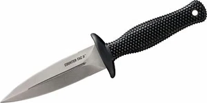 Cold Steel Counter Tac II 2 Fixed AUS 8A 3 3/8" Long Kray-Ex Handle 10BCTM NEW - Picture 1 of 2