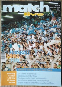 Fanzine match live Dez Jan 00 Bayern SGE WOB Hertha FCK Ultras FCS Köln BVB VfB - Picture 1 of 4