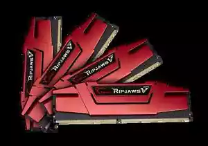 64GB G.Skill DDR4 PC4-19200 2400MHz Ripjaws V for Intel CL15 Quad kit (4x16GB) - Picture 1 of 1
