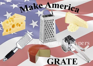 Imán de rejilla para refrigerador Make America - Imagen 1 de 1