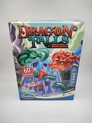Dragon Falls - 3D Logic Puzzle Brainteaser - ThinkFun, 60 Challenges, New/Sealed - Image 1 of 3