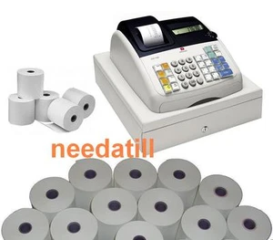 TILL ROLLS - Olivetti ECR 7100 ECR7100 ECR-7100 Caja registradora Ollivetti Oliveti  - Imagen 1 de 5