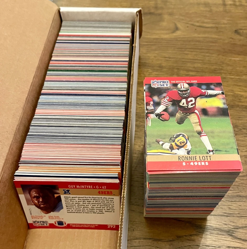 1990 Proset Football Cards 251-500 (NM) - You Pick - Complete Your Set - Image 1 of 1