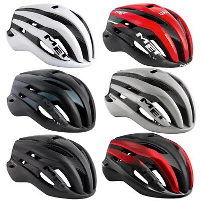 Met Trenta 3K Carbon Road Bike Bicycle Helmet Triathlon Vented Cycling Helmet Inmould - Image 1 of 4