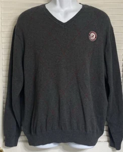 Men's Alabama Crimson Tide Long Sleeve Dress Sweater, Large, Gray - Picture 1 of 6