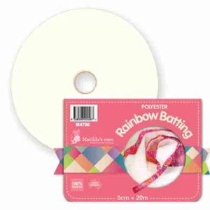 Matilda's Own Poly Rainbow Batting 5cm x 20 metres - Picture 1 of 5