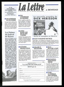 LA LETTRE DARGAUD N ° 20 Nov / Dec 1994 - Picture 1 of 1
