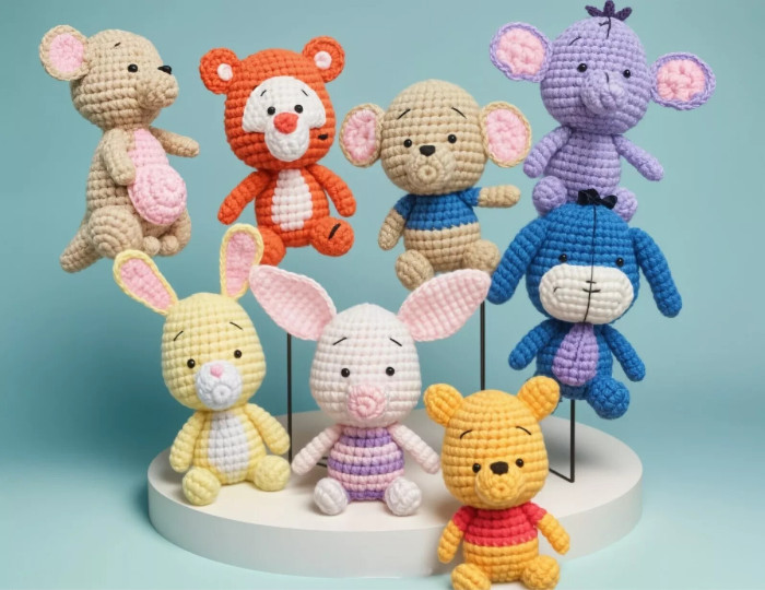 Bambola All'Uncinetto A Forma Di Ghianda - Peluche Supporto Emotivo, Regalo Carino - Foto 3