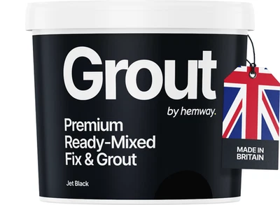 Hemway Ready Mixed Fix & Grout 2.5L 4.5KG Various Colours Available - Image 1 of 4