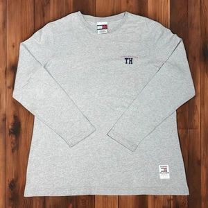 Vintage Tommy Hilfiger Athletics Long Sleeve Shirt – 90s Made in USA – Size L - Picture 1 of 7