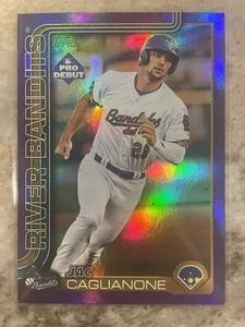 Topps Pro Debut 2025 #PD-89 Jac Caglianone lámina púrpura #/299 Kansas City Royals - Imagen 1 de 2