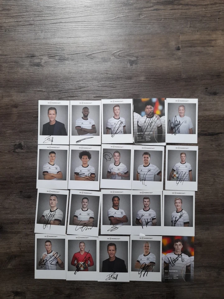 DFB Autogrammkarten EM 2020/21 ORIGINAL SIGNIERT - Bild 1 von 1