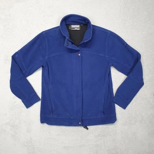 Kathmandu Activewear Fleece Jacket Women Size 10 Full Zip Solid Blue Polyester - Bild 1 von 8