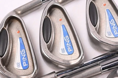 Ping G2 Irons / 4-PW / Orange Dot / Regular Flex Ping Shafts - Image 1 of 4