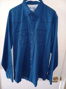 Camisa a Presión WRANGLER 20X Competition Advanced Comfort Perla Para Hombre XL Algodón - Imagen 1 de 7