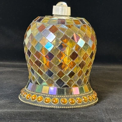 Candelabro PartyLite Global Fusion Peglite mosaico vidrio decoración votiva Foto 1 de 4