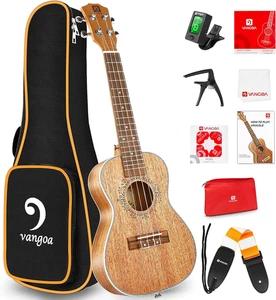 Tenor Ukulele 26 Inch Mahogany Professional Acoustic Ukelele Four String Wooden - Picture 1 of 9