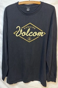 Vintage VOLCOM Long Sleeve Shirt Men’s Large Surf Skate Grunge Black - Picture 1 of 11