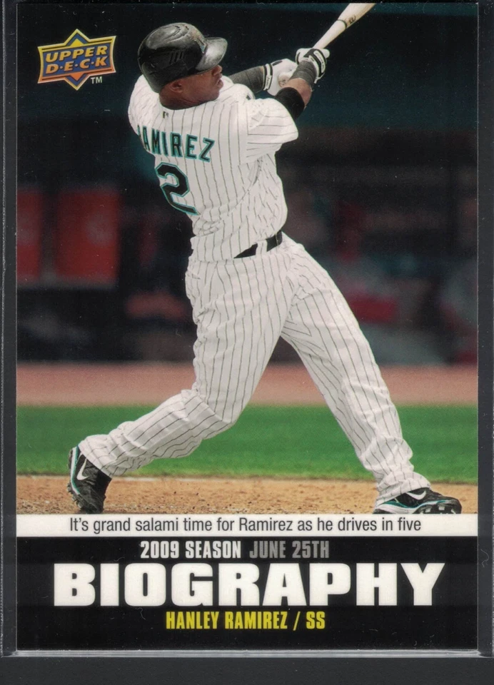 2010 Upper Deck - Season Biography Hanley Ramirez #SB-100 Marlins - Image 1 of 1