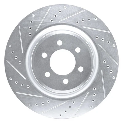 For Dodge Viper 03-17 Brake Rotor DFC Premium Drilled & Slotted Front Driver Foto 1 de 4