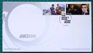 2020 James Bond Sean Connery Goldfinger - 007 Auric Goldfinger Oddjob Smiler FDC - Picture 1 of 2