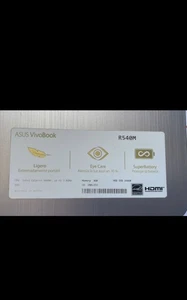 Portátil ASUS VivoBook R540M – ligero, silencioso y recién formateado - Imagen 1 de 7