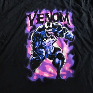 Marvel Venom Herren T-Shirt 2XL Grafik Tee Schwarz Freizeit Kurzarm Spiderman - Bild 1 von 6