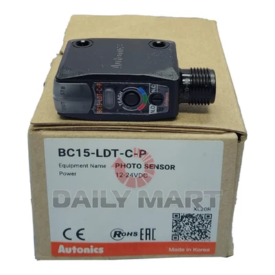 New In Box AUTONICS BC15‑LDT‑C‑P Proximity Switch - Image 1 of 3
