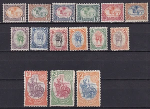Somalis Coast 1902 Yvert 37/52 Komplettsatz MH (GX) - Bild 1 von 2