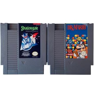 Shadowgate + Dr. Mario Nintendo NES Game Bundle USA NTSC 2x Cart Only - Picture 1 of 11