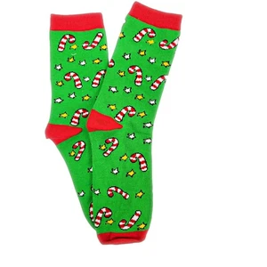 Christmas Holiday Socks (Adult Medium) - Candy Cane / Medium - Picture 1 of 1