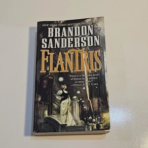 Elantris Brandon Sanderson 2005 First Edition Mass Market Fantasy Tor Publishing - Imagen 1 de 8