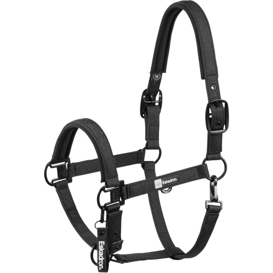 Eskadron Black V Halfter Sparkle Double Pin Dynamic 2025 Stallhalfter